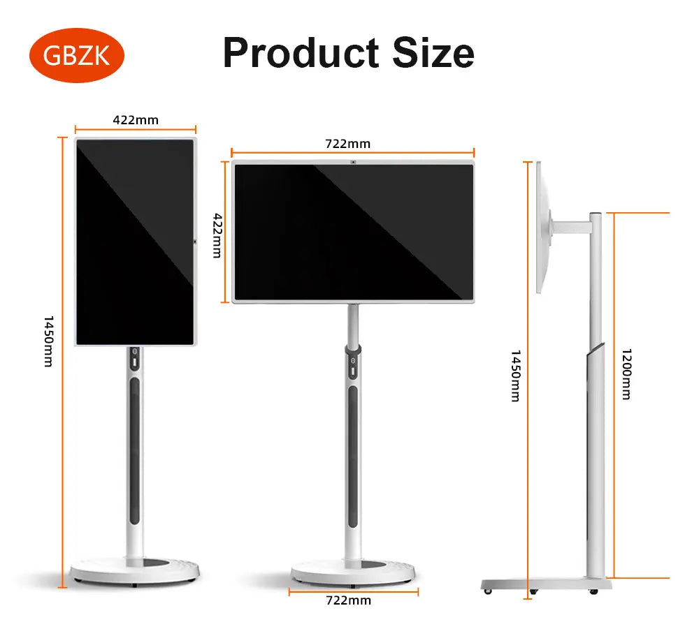 32 Inch Gaming Monitor Smart Tvs Television Touch Screen Tv Mobile Tv Android System Portable Display Screen Move At Will