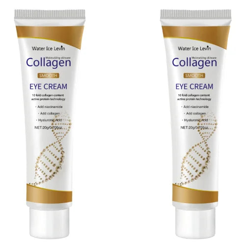 Collagen Eye Cream with Niacinamide & Hyaluronic Acid, 10X Collagen, Moisturizes & Firms for Smooth, Gentle Under-Eye Care