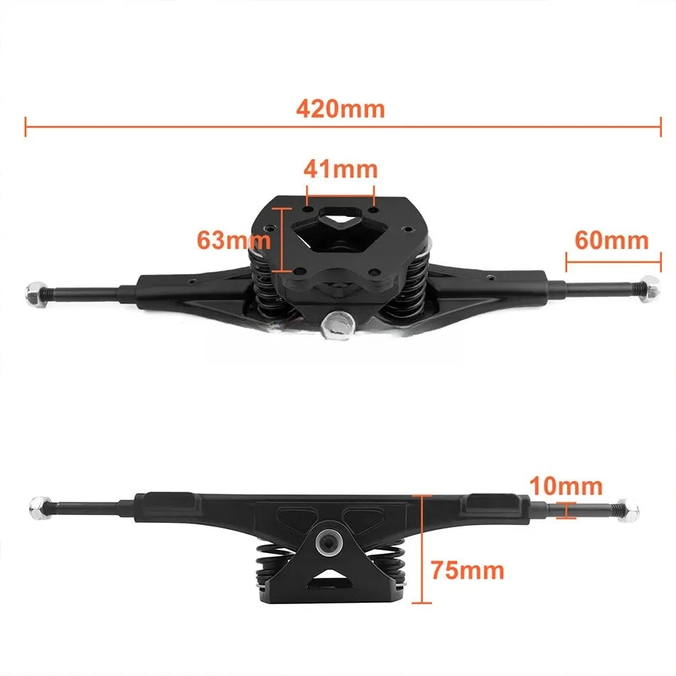 4WD Electric Skateboard Skateboard Belt Drive Frame Longboard Mountain Board 11 Inch Bracket