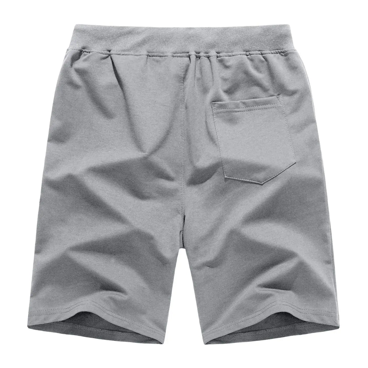 TACVASEN Summer Cotton Running Track Shorts Mens Casual Jogger Shorts Elastic Waist Athletic Workout Zipper Pockets Short Pants