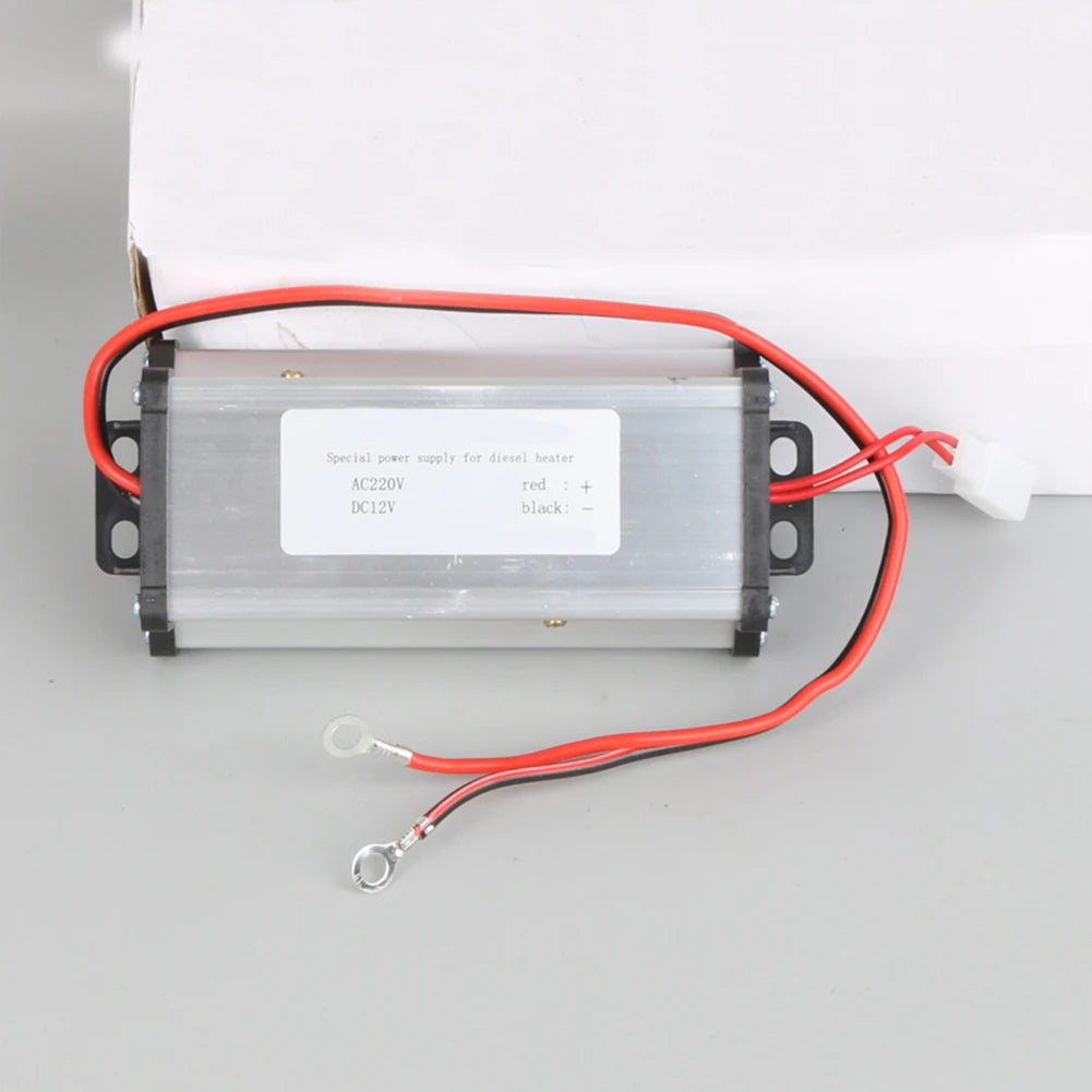 220V/230V to 12V Power Adapter for Diesel Air Heater with For 5KW 8KW Compatibility Suitable for Caravan RV Garage Use