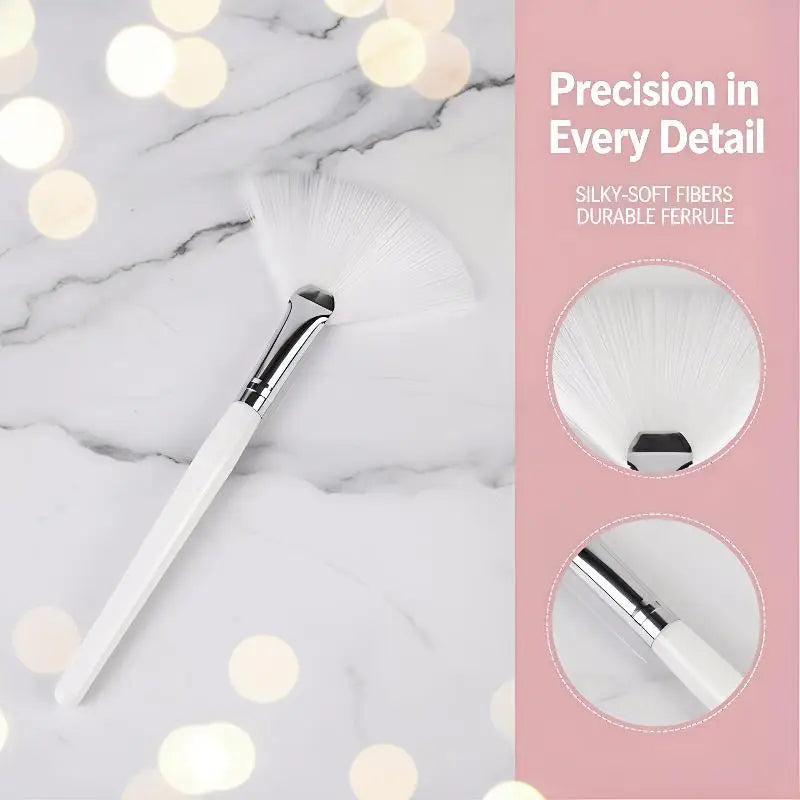Fan-Shaped Makeup Brush Facial Mask Brush Soft Applicator Brushes Facial Beauty Tool DIY Tool