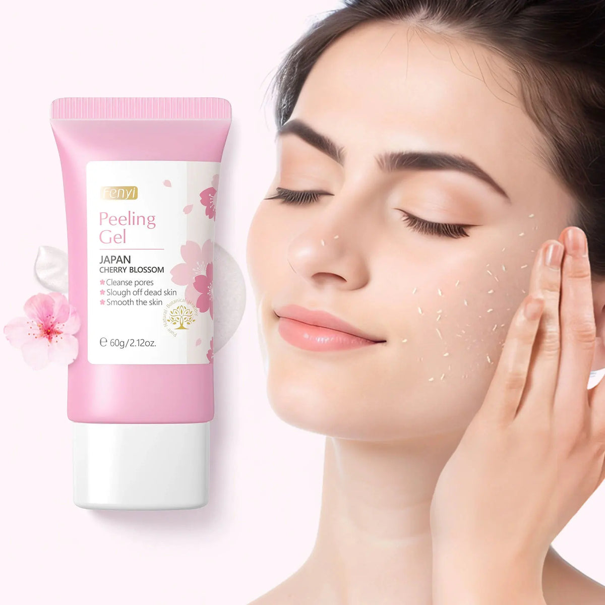Cherry Blossom Exfoliating Gel Moisturizing Tender Face Body Cleansing Skin Care Product