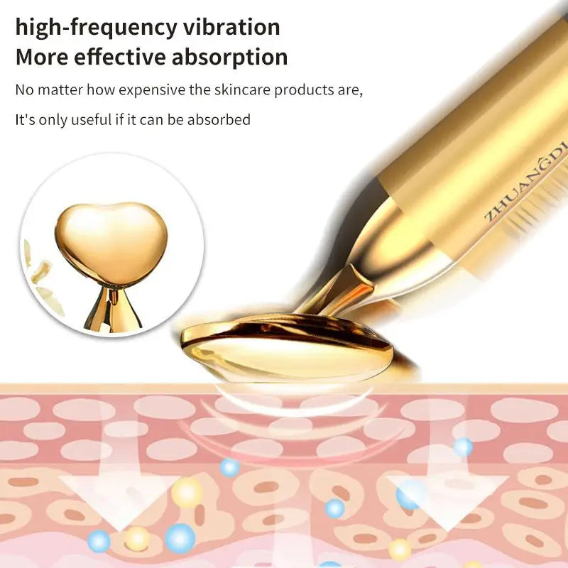 Facial Beauty Device Electric Face Lifting Anti Wrinkle Eye Massage Cream Introducer Skin Rejuvenation Anti Aging Skincare Tool