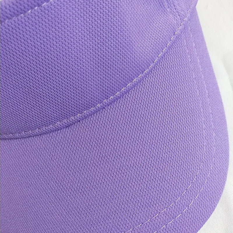 "Custom Logo Outdoor Sports Hats For Women Golf Tennis Caps Men Adjustable Running Sport Sports Sun Cap Headband Visor Beach Hat