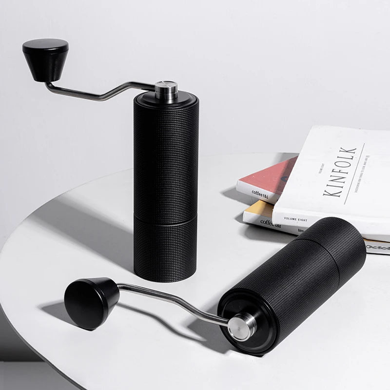 TIMEMORESTORE Chestnut C3 Manual Coffee Grinder S2C Burr High Quality Portable Hand Grinder With Double Bearing Positioning