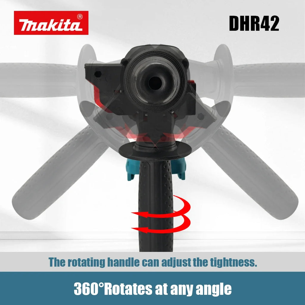 Original Makita DHR242 18V Rotary Hammer Low Vibration 13.5m/s² Comfortable Operation for Long Drilling Sessions