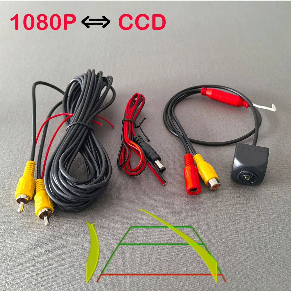 AHD Car Rear View Camera 12V Night Vision Backup Parking Reverse Camera Waterproof HD Color Image Video Vehicle Camera