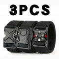 3pc Quick release tactical belts adjustable for outdoor use durable and thick multifunctional men belt Casual golf belts for men