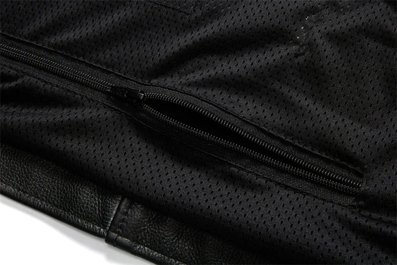 2025 New Top Layer Cowhide  Leather  Jacket Men Black Stand Collar Short Genuine Leather Coat High Quality  Motorcycle Jackets