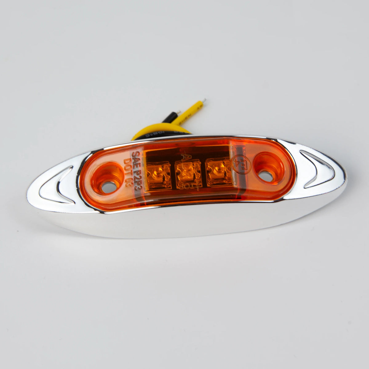 10PCS Universal LED Clearance and Side Marker Lights Piranha styling for Trucks Trailers Boats Cars Bus 12-24V Tail Indicators