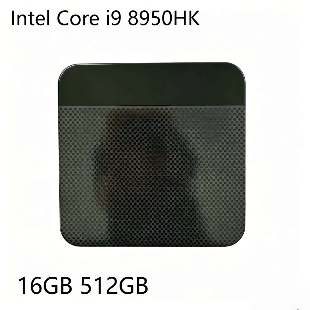 Intel Core i9 8950HK Portable Mini PC Triple 4K Display 16GB DDR4 WiFi6 BT5.2 Silent Cooling Home Office Desktop Pro Fast