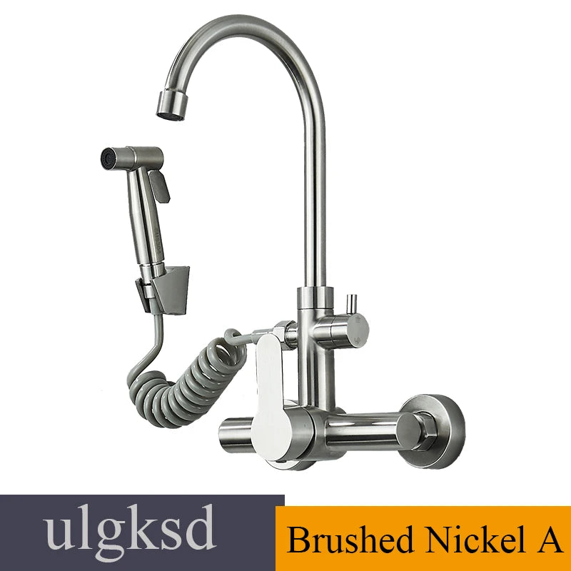 Concealed Kitchen Faucet With Bidet Hot And Cold Faucets Sink Mixer Taps Concealed Installion Kitchen Mixer Tap Bidet Sink Crane