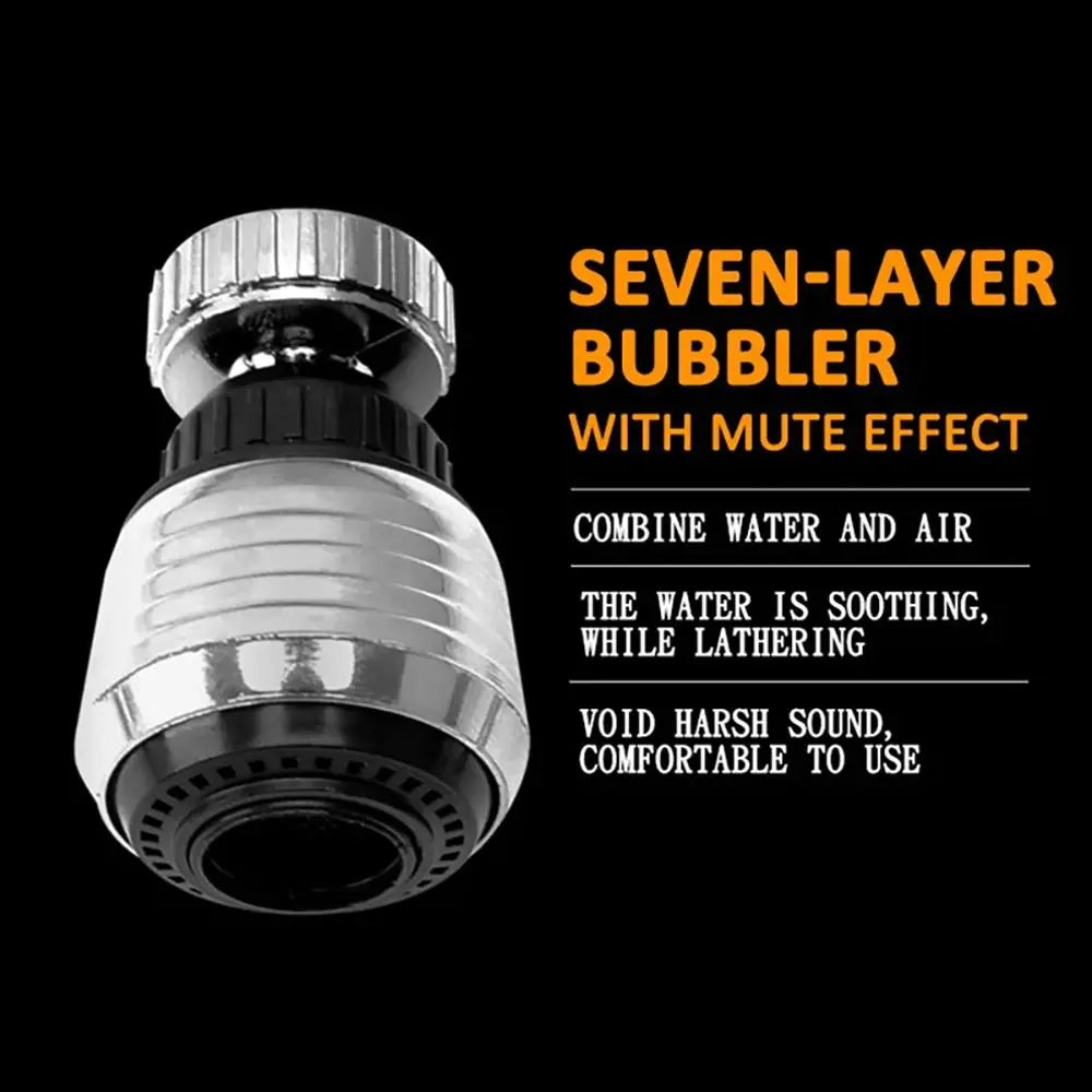 1Set Booster Nozzle Extender 360 Degree Faucet Water Saver Universal Rotating Bubbler Dual Mode Bathroom Kitchen Tools