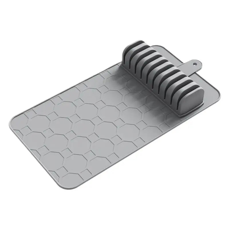 Kitchen Organizer Knife Holder Mat Non Slip Safe Storage for Multiple Knives in Drawer Keep Blades Protected