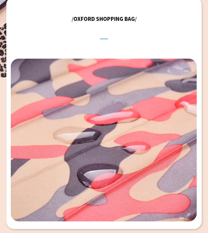 Portable Shopping Bag Large Capacity Foldable Storage Shoulder Bag Travel Handbags With Handle Outdoor EDC Camp Beach Bag