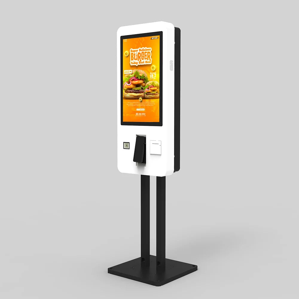 Food Order Checkout Touch Self Service Interactive Payment Kiosk Touch Screen for Restaurant