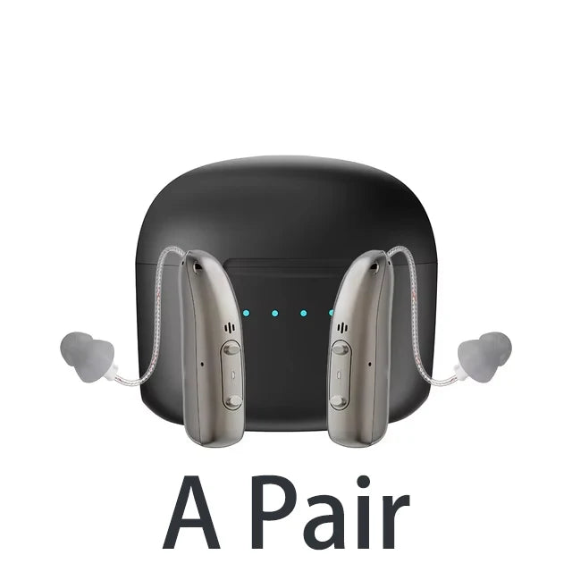 Rechargeable Hearing Aids Digital Hearing Aid for Deafness Elderly APP Control Sound Amplifier Bluetooth Hearing Aids Audifonos
