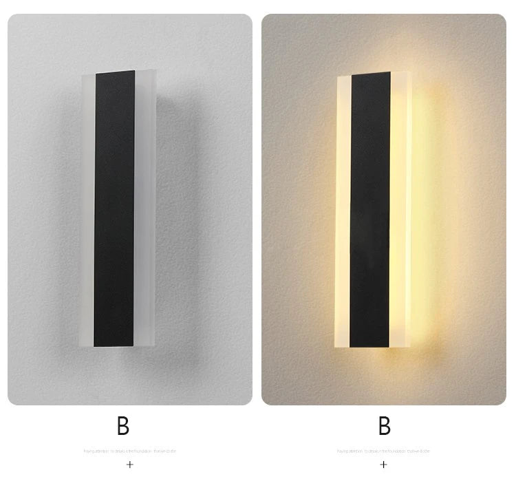Outdoor Wall Light Garage Door Garden Decoration Porch Lamp Front Door Decor Lights IP65 Waterproof Anti-Water Wall Lighting