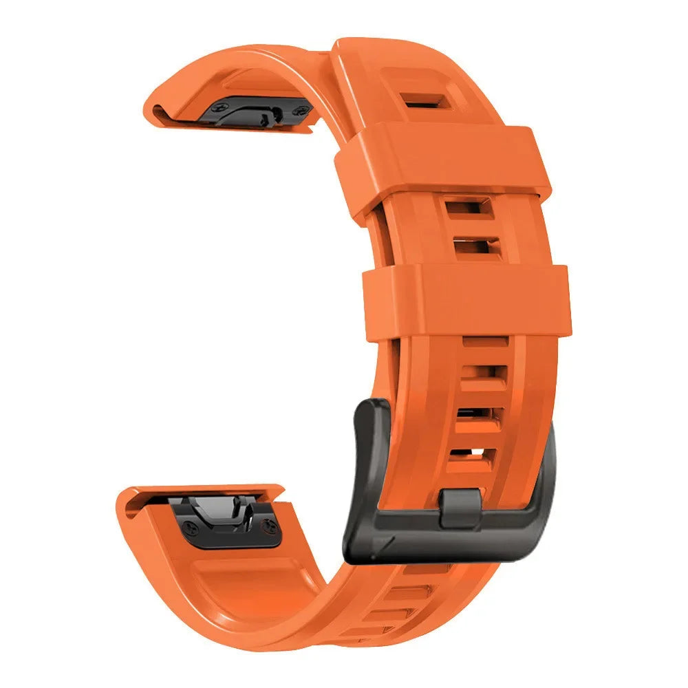 22mm 26mm Silicone Strap For Garmin Fenix 7X 7 Pro Solar/6X 6 Sapphire 5 5X Plus 3 3HR/Epix QuickFit WatchBand 1:1 Official band