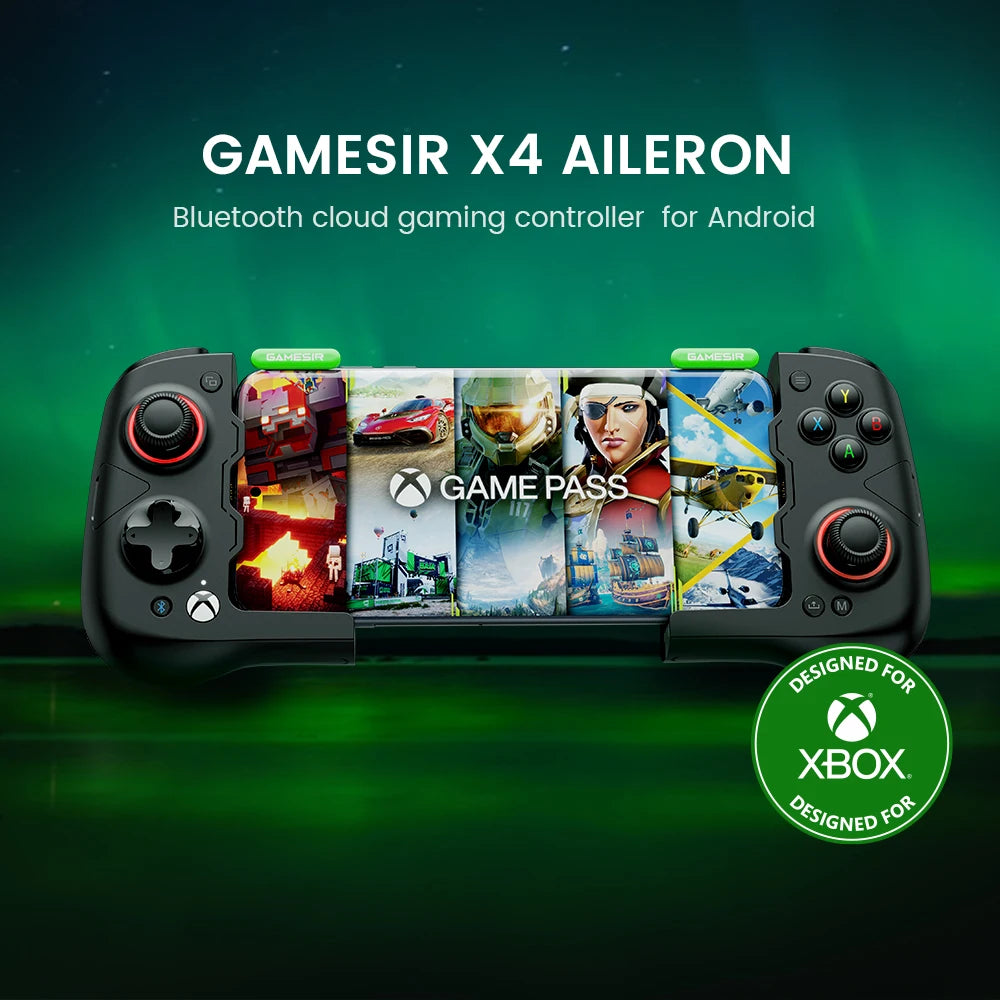GameSir X4 Aileron Xbox Game Controller Hall Effect Gaming Gamepad for Xbox Game Pass, STADIA, XCloud, GeForce Now Cloud Gaming