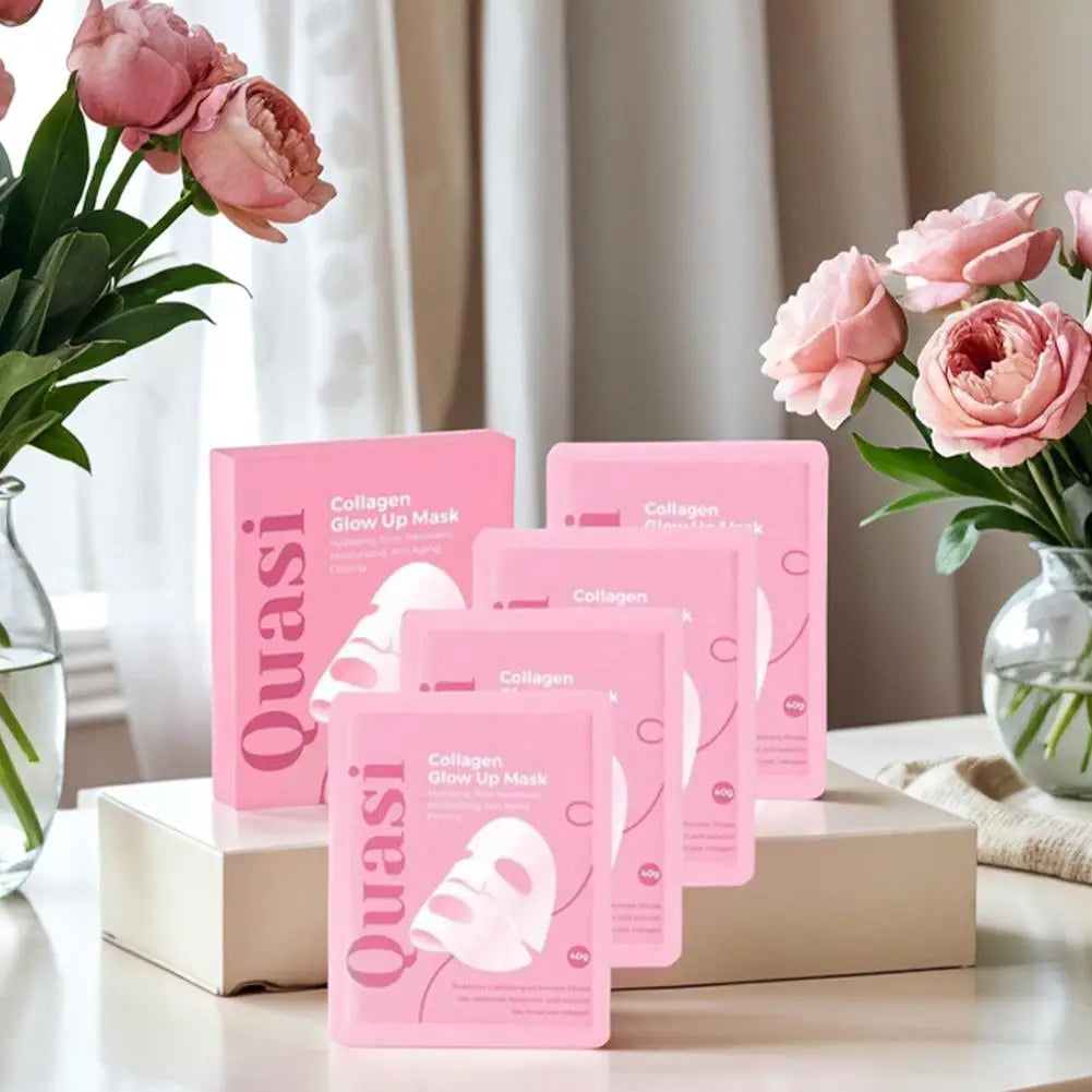 Korean Moisturizing Firming Bio Collagen Overnight Masks Professional Night Repairing Mask 4pcs Set Quasi Collagen Glow Up Mask