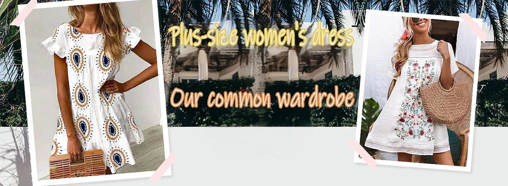 European Plus Size Ladies Sunset Coconut Tree Printed Dress Stretchy Sleeveless V Neck Loose Casual Summer Beach Mid Dress