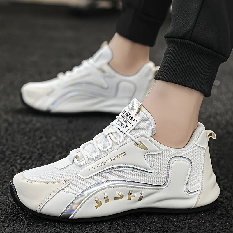 Pair Breathable Men's Training Shoes with Height Increase, Lace-up, Comfortable, Lightweight,