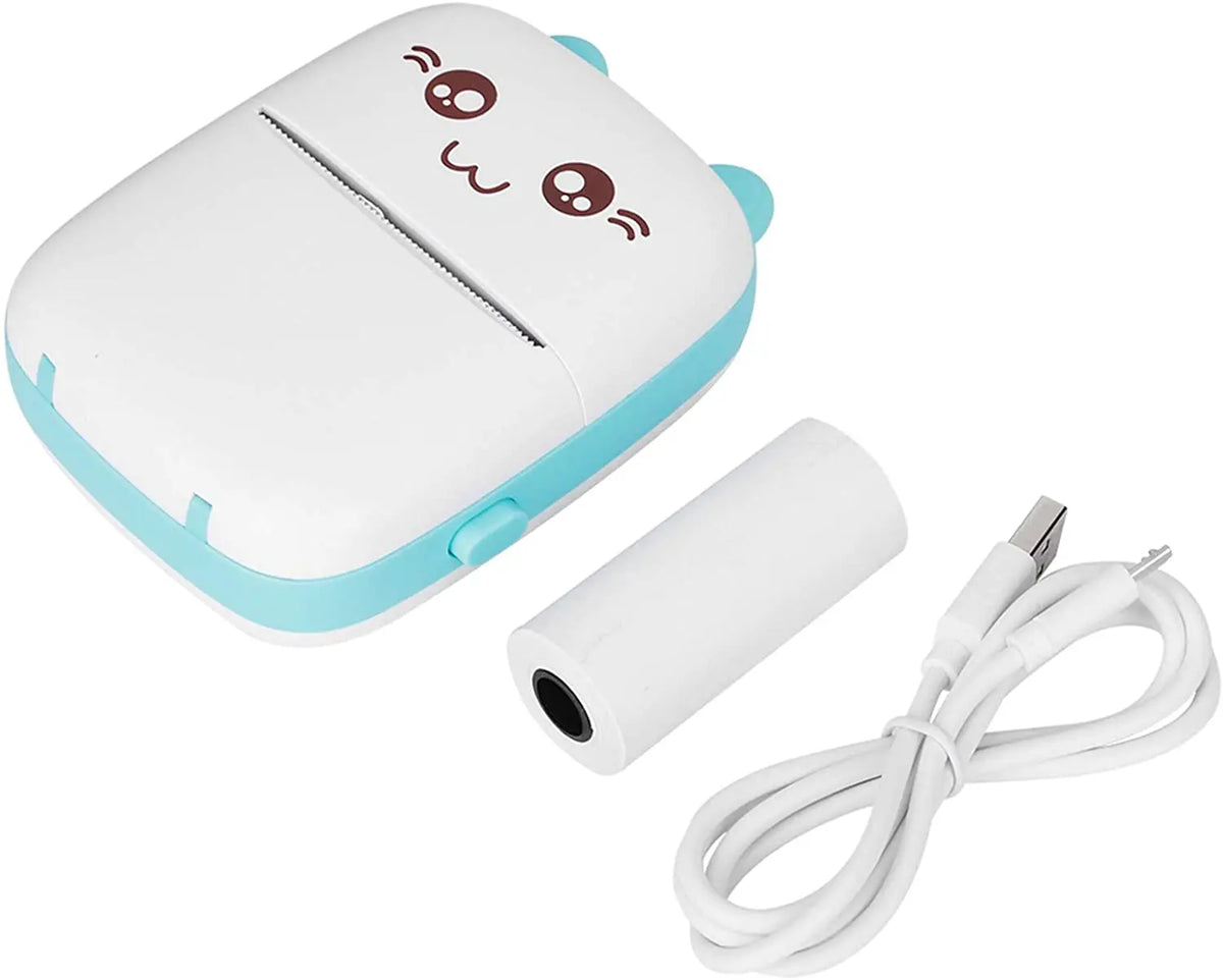 Portable Thermal Printer MINI Wirelessly BT 203dpi Photo Label Memo Wrong Question Printing With USB Cable Imprimante Portable
