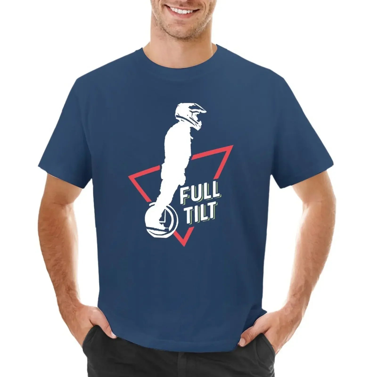 EUC-electric unicycle Full Tilt T-Shirt aesthetic clothes summer top cotton funny t shirts for men Short Sleeve Round Collar