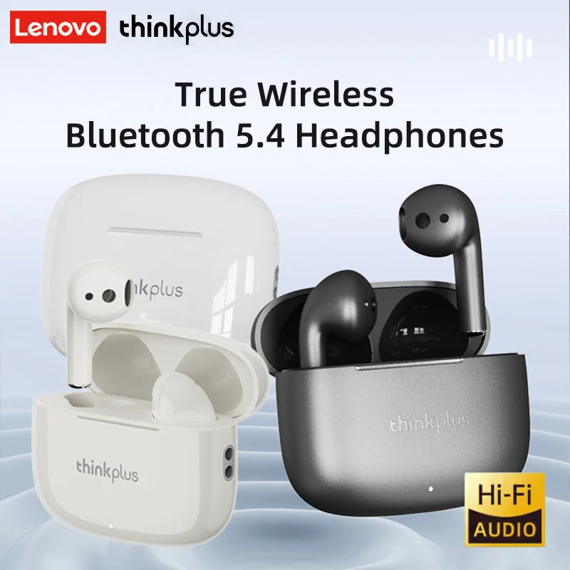 Lenovo LP30 Pro Headphones Wireless Bluetooth 5.4 Earphones TWS Hifi Sound Earbuds Gaming Sports Music Headset HD Call with Mic