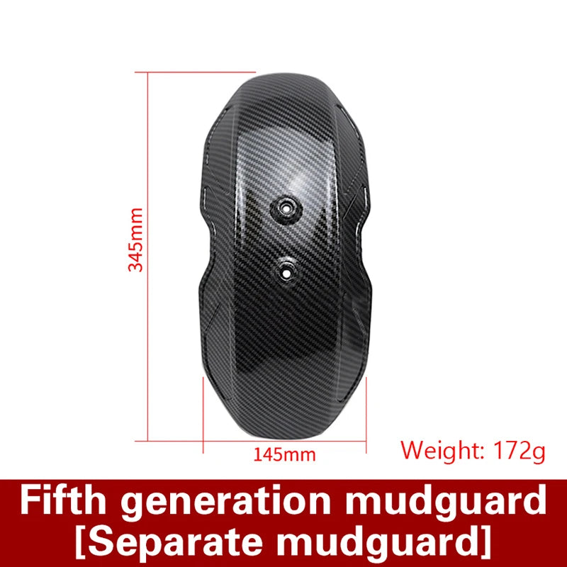 Motorcycle And Bike Adjustable Imitation High-quality Carbon Fiber Rear Wheel Fender Mudguard Universal Extender Accessories
