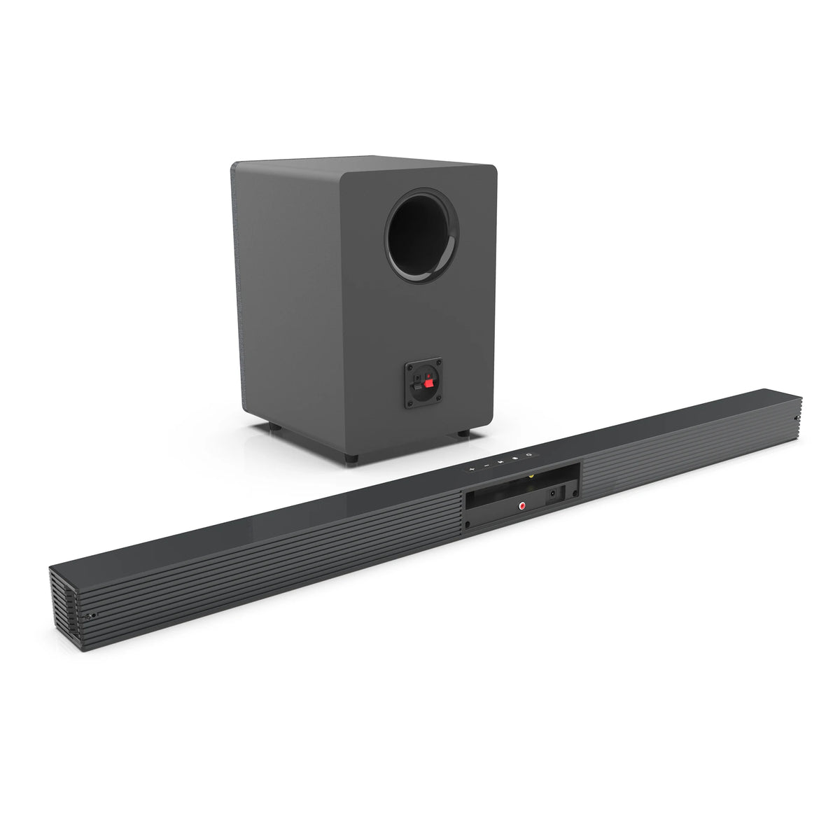 84W TV Sound Bar with Subwoofer Box Soundbar 2.1 Wireless Speaker Home Theater Surround Sound System Aux/USB/Optical/Coaxial/RCA