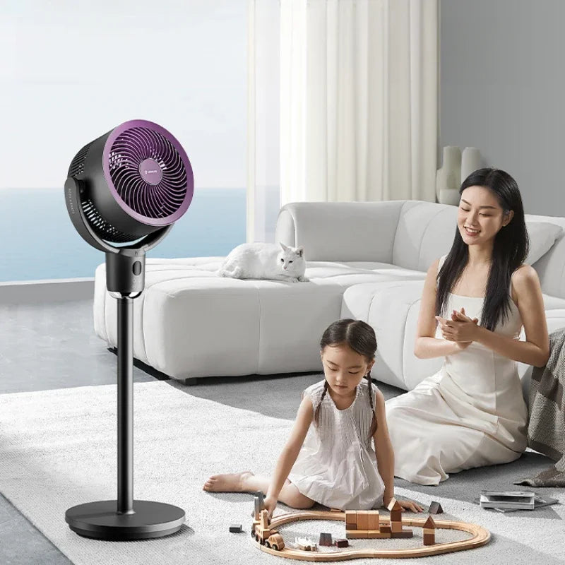 Air Circulation Fan Electric Fan New Home Floor Fan Silent Vertical Turbine Desktop Dormitory