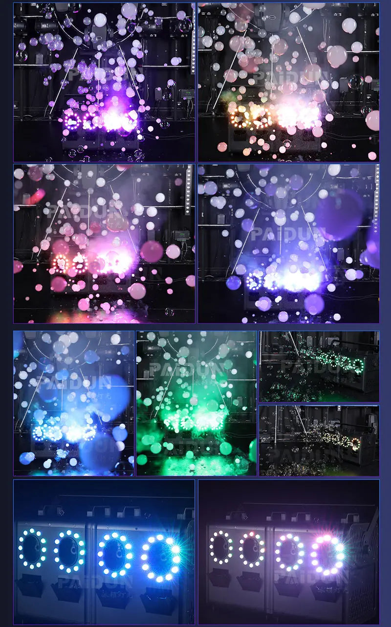 2026 Smoke Bubble Machine LED Fast Smoke Large Continuous Bubbles Fog Bubble Maker For Wedding Party Bar Nightclub Outdoor Event