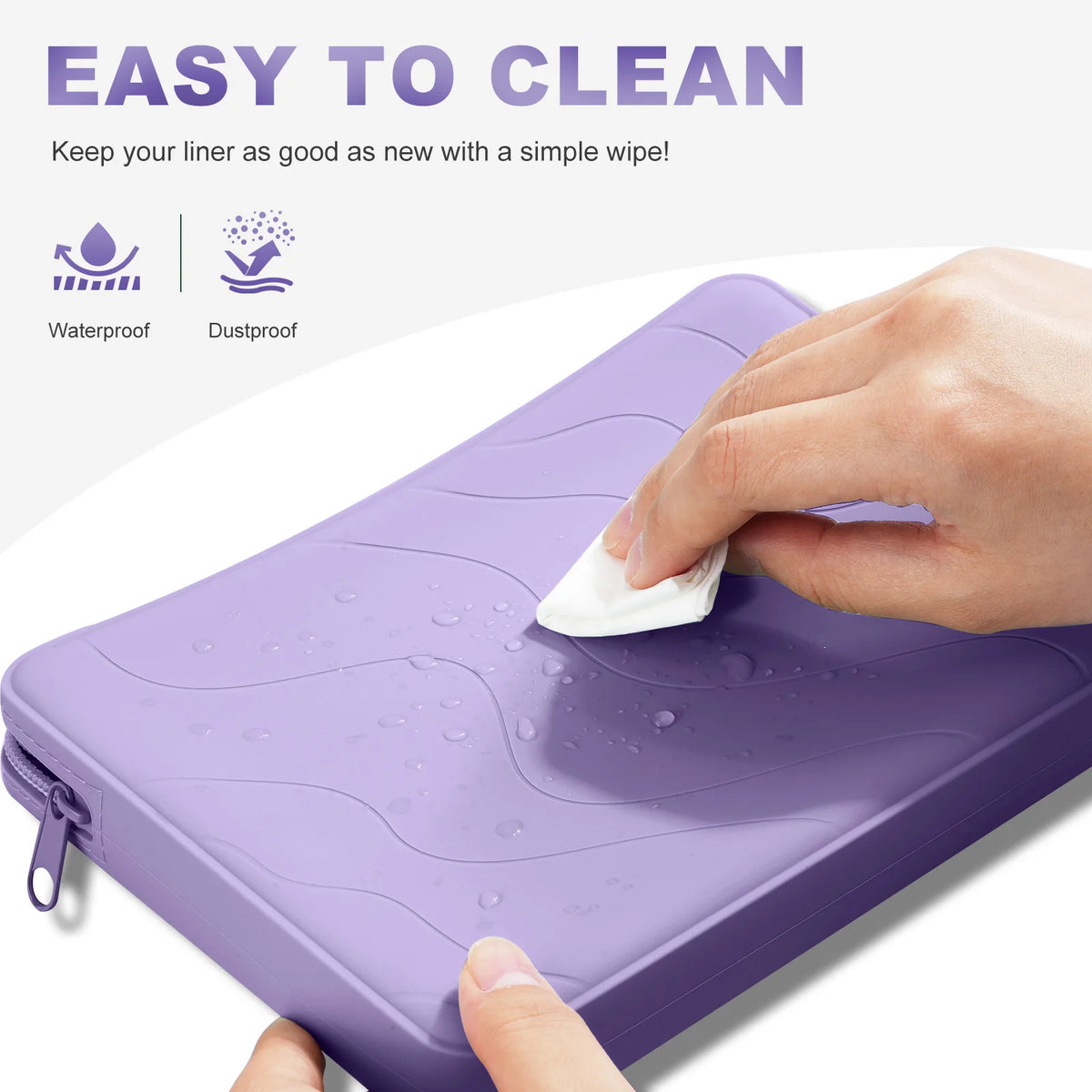 6-7 Inch Silicone Clutch for 7" Kindle Paperwhite and Kindle Colorsoft Signature Edition,6 inch K-indle,Kobo,Nook E-Reader Bag