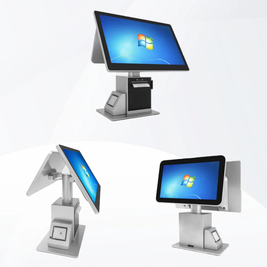 All In One POS Machine Caja Registradora Terminal Touch Screen Point Of Sale Windows Android Billing Cash Register Pos System