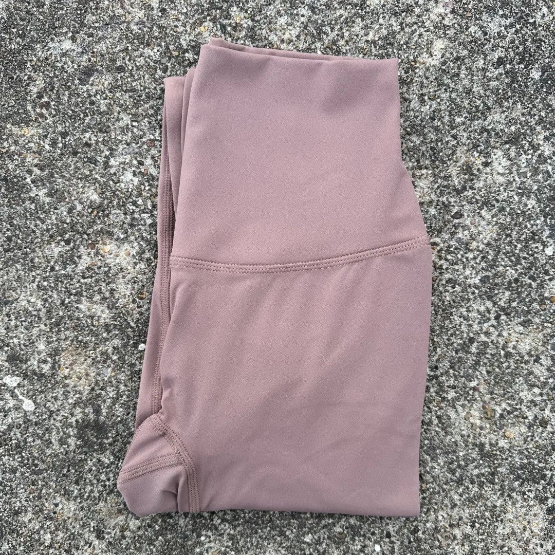 Solid Color Back Waist Pocket High Waist Fitness Yoga Legging soft Women Sport Pant Tight Butter Athletic Gym Ankle-Length Pants