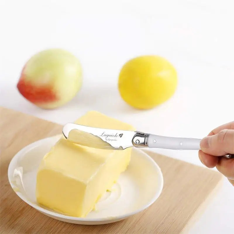 6.25inch Stainless Steel Butter Cutter Cheese Jam Spreaders Wipe Cream Cutter Kitchen Gadgets Laguiole  Butter Bread Tool 4-6pc