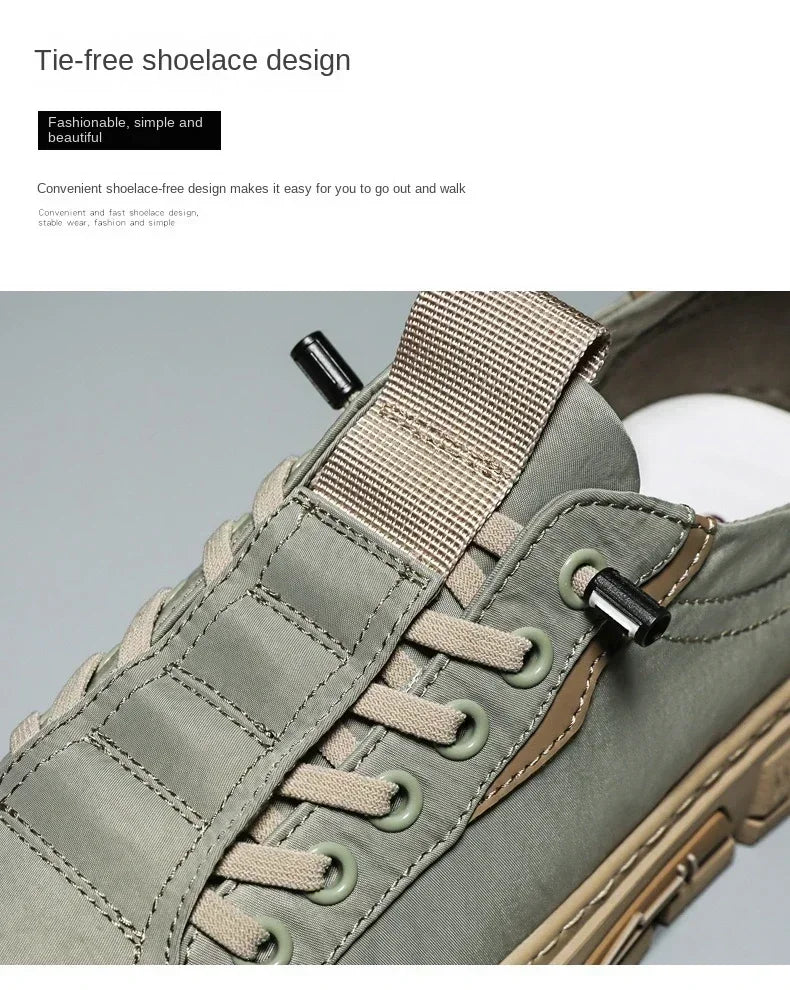 2025 Men Casual Sneakers Mesh Platform Breathable Lightweight Shoes Outdoor Walking Sports Shoes Tenis Masculino Zapatillas
