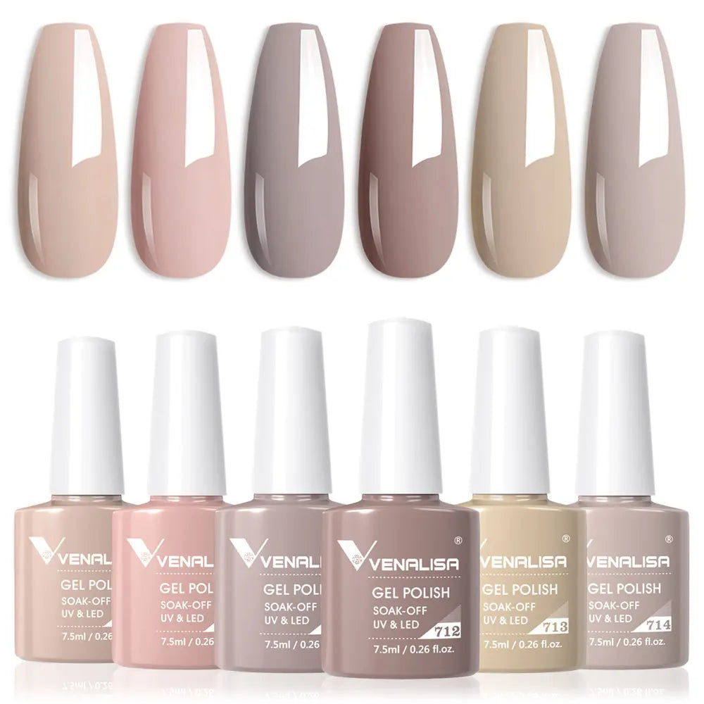 Venalisa Nail Gel Polish Fall Nail TPO FREE Long Wear Semi Permanent Soak Off UV LED Gel Nail Polish Gel Lacquer
