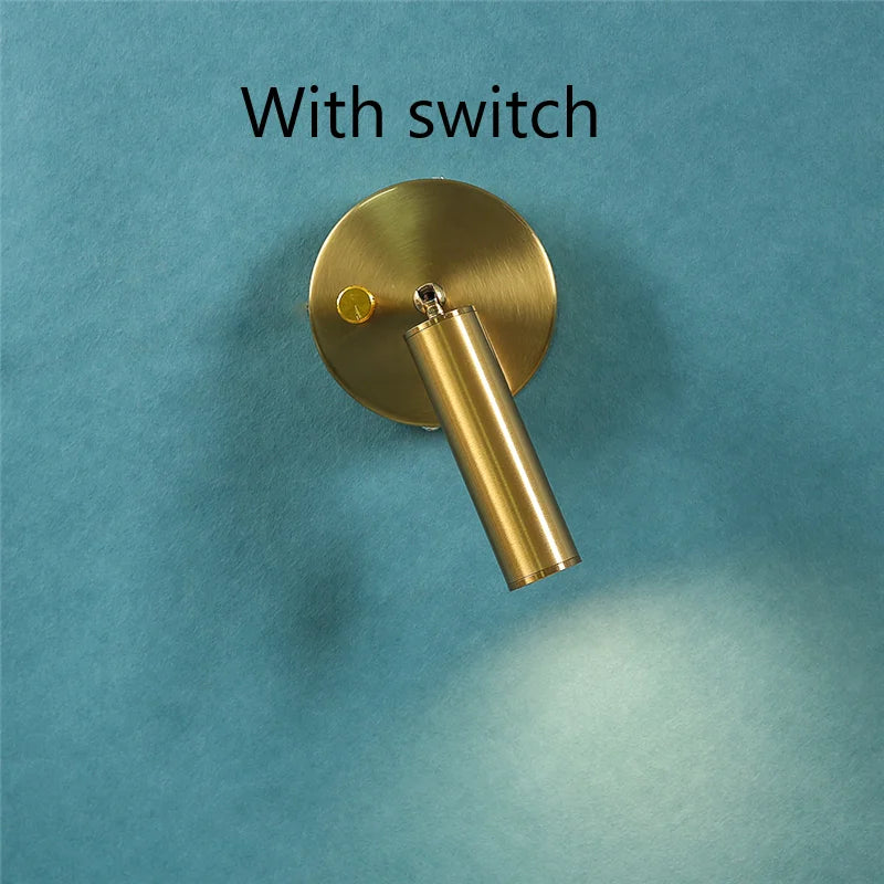 Modern Wall Lamps Folding with Switch LED Reading Spot Light for Home Study Wall Lights Bedroom Bedside Living Room Decor Light