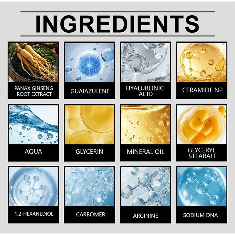 PDRN Skincare Set Ampoule Serum Cica Peptide Essence Deep Moisturizing Capsule Cream Repair Barriers Nourish The Skin Face Cream