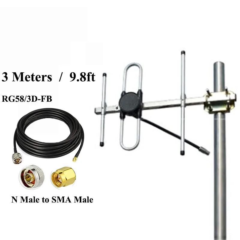 433MHz UHF Panel Antenna Directional Patch Flat Lora 430MHz антенна 433 мгц Waterproof Outdoor Repeater System,HT,Fm Scanner