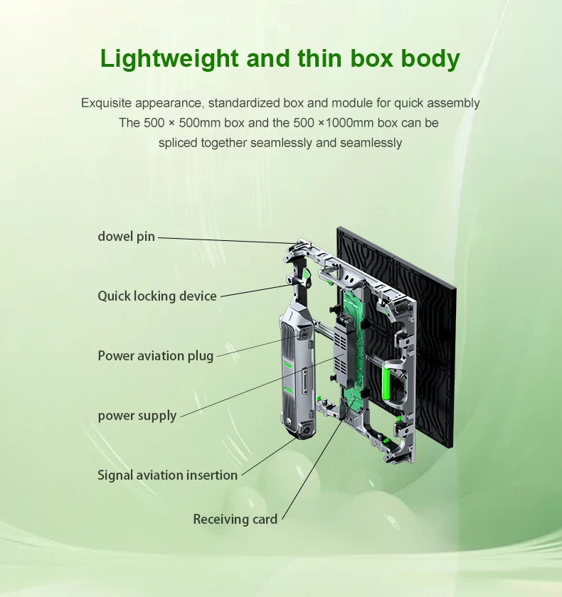 4mx3m Turnkey Complete System P2 P3 P2.6 P2.9 P3.91 LED Display 500mmx500mm LED Panel Backdrop Indoor Outdoor Rental LED Screen