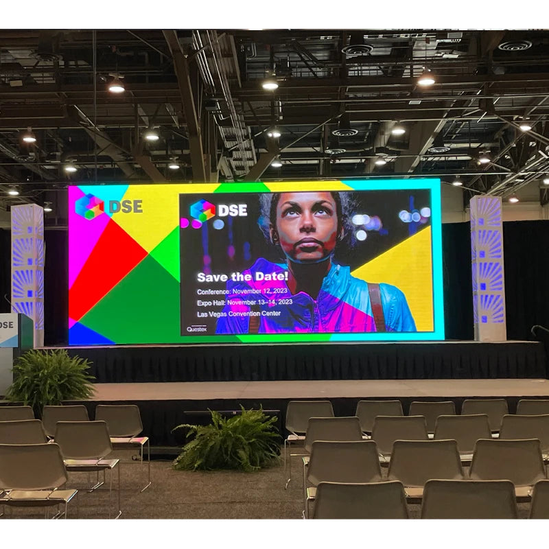 Lecede P2.6 P3.91 P4.8 Movable Indoor Outdoor Stage Background LED Screen Display Curved Rental LED Screen Digital Poster ODMHig