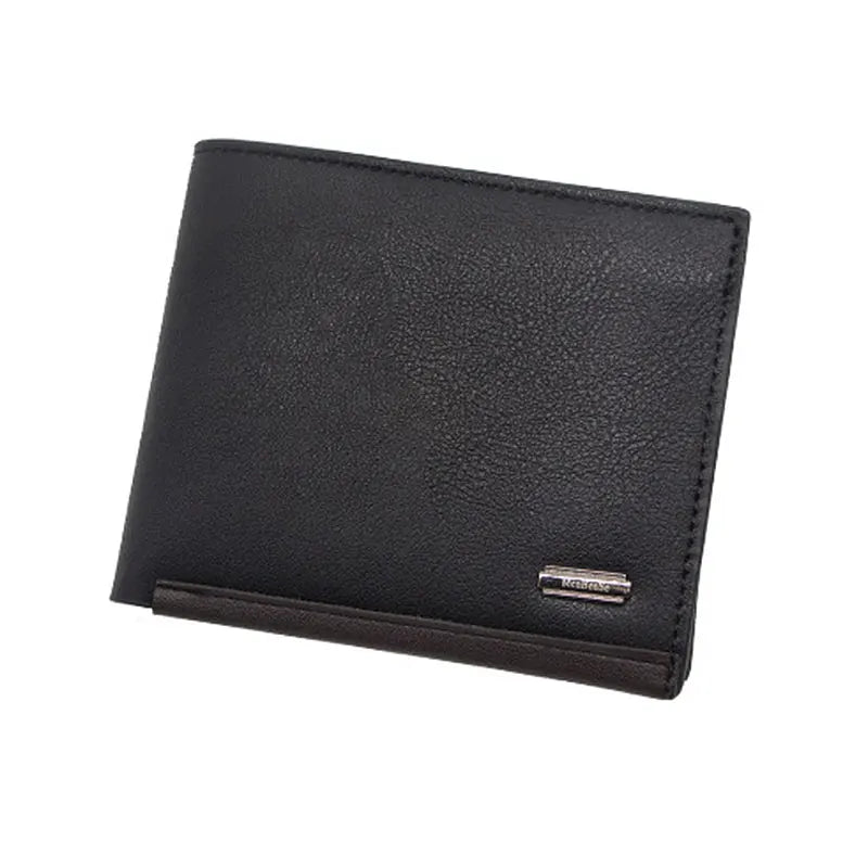 Men Wallets New Short High Quality Coin Pocket Bag Brand Men's Wallet Simple Credit Card Holder Photo Holder Men's Money Clip