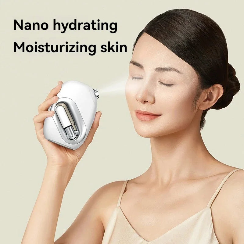High-pressure Nano Oxygen Injector Spray Hydration Instrument Portable Small Cold Spray Moisturizing Handheld Household