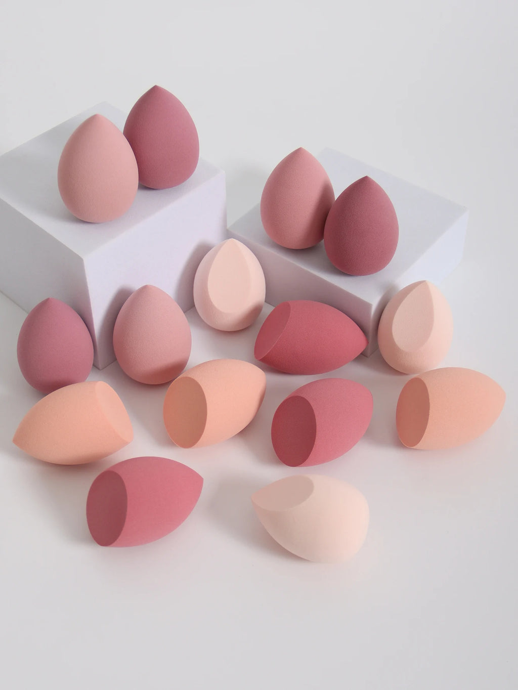25 Beauty Eggs (Makeup Sponges), Foundation Makeup Mixed Beauty Sponges, Flawless Application for Liquid, Cream and Powder, Multi-Color Makeup