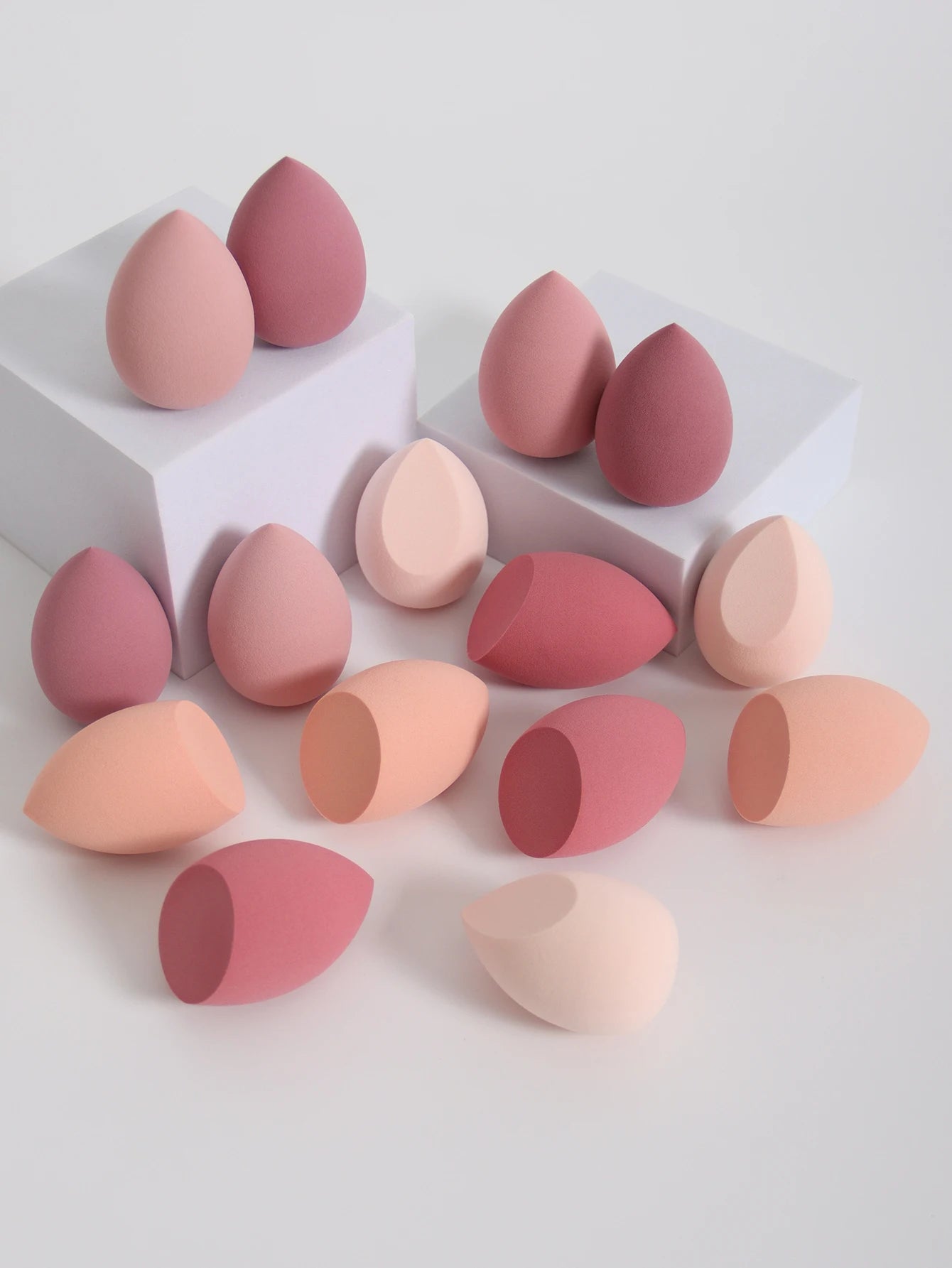 25 Beauty Eggs (Makeup Sponges), Foundation Makeup Mixed Beauty Sponges, Flawless Application for Liquid, Cream and Powder, Multi-Color Makeup